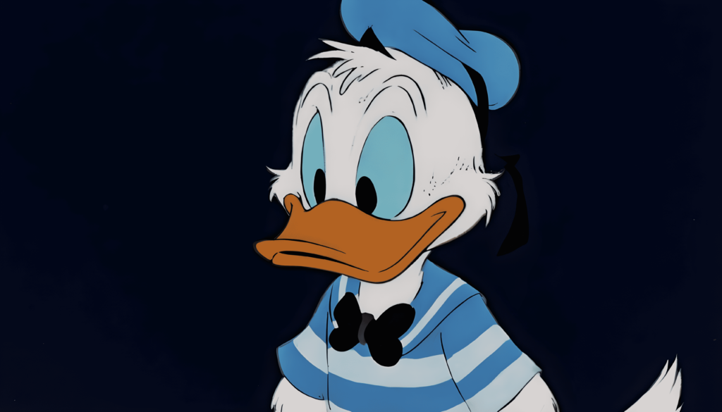 Disney cartoon Donald Duck