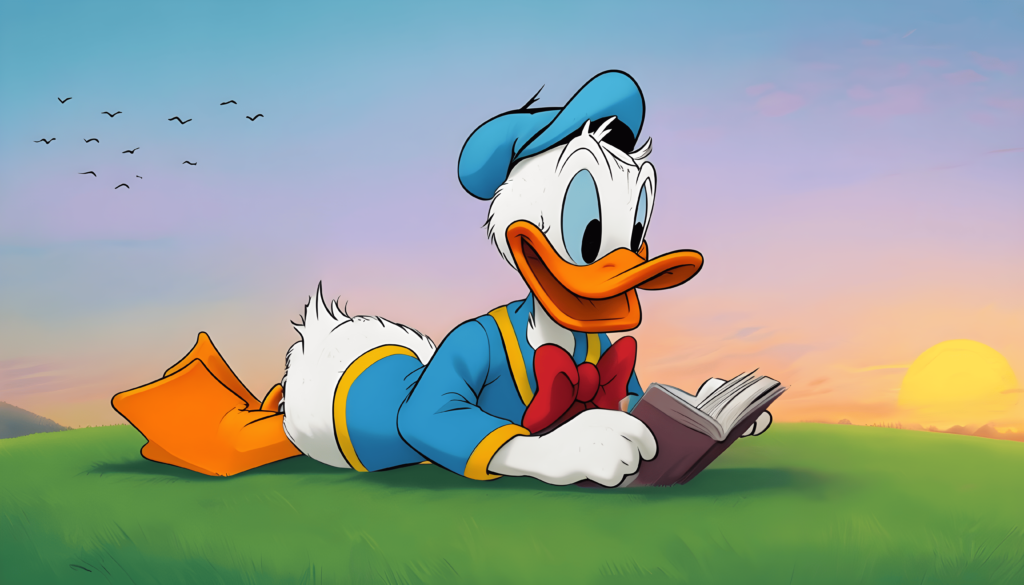 Disney cartoon Donald Duck