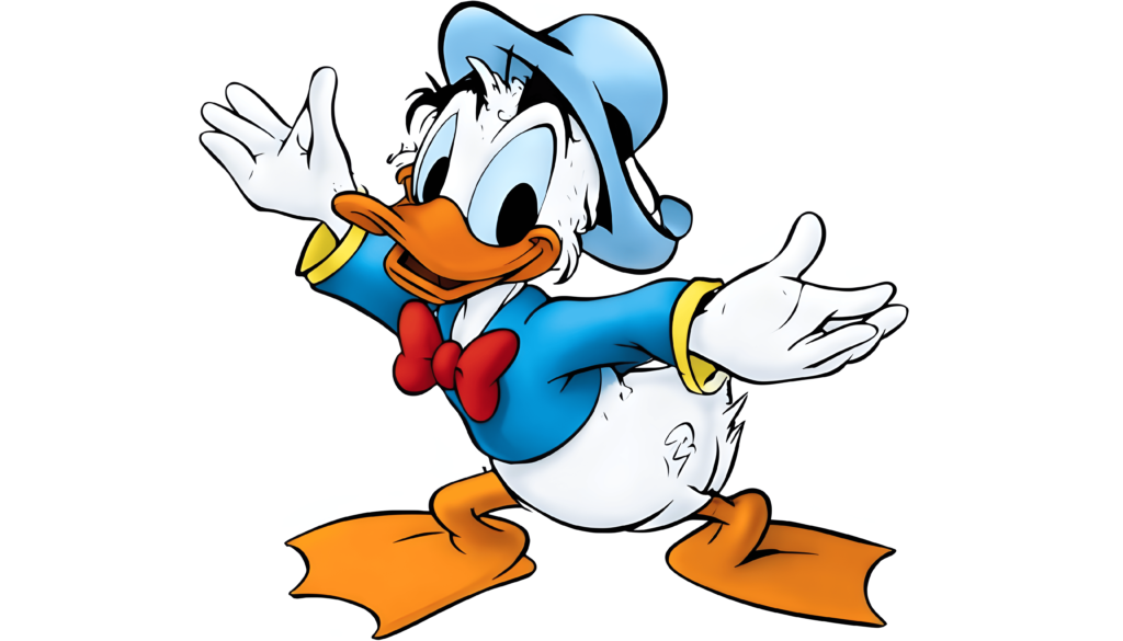 Disney cartoon Donald Duck